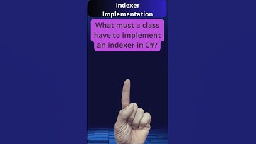Implementing Indexers in C#