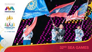 SEA Games Federation Flag Lowering & Handover Ceremony | Closing Ceremony | SEA Games 2023