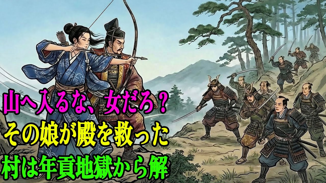 「女が山へ入るな」と陰で笑われた娘。吹雪の山で殿を救い、村の年貢地獄まで終わらせた | 野談 | 伝説 | 昔話 | 説話 | 民話