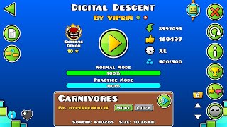 Digital Descent By Viprin And More 100% Extreme Demon