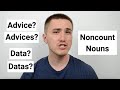 ADVICE OR ADVICES? Noncount Nouns in English