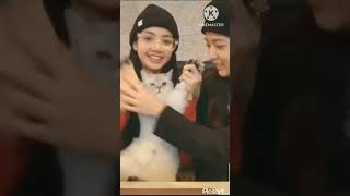 Suga and Lisa dancing together #bts #suga #blackpink #lisa #jisoo #cat