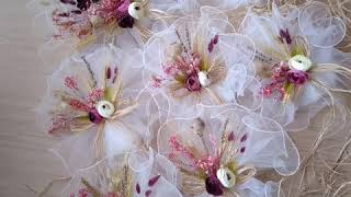 Bohça Süsleme Bohça Çi̇çeği̇ Nasil Yapilir Çok Kolay Gosteri̇şli̇ Bohça Süsü Yapimi