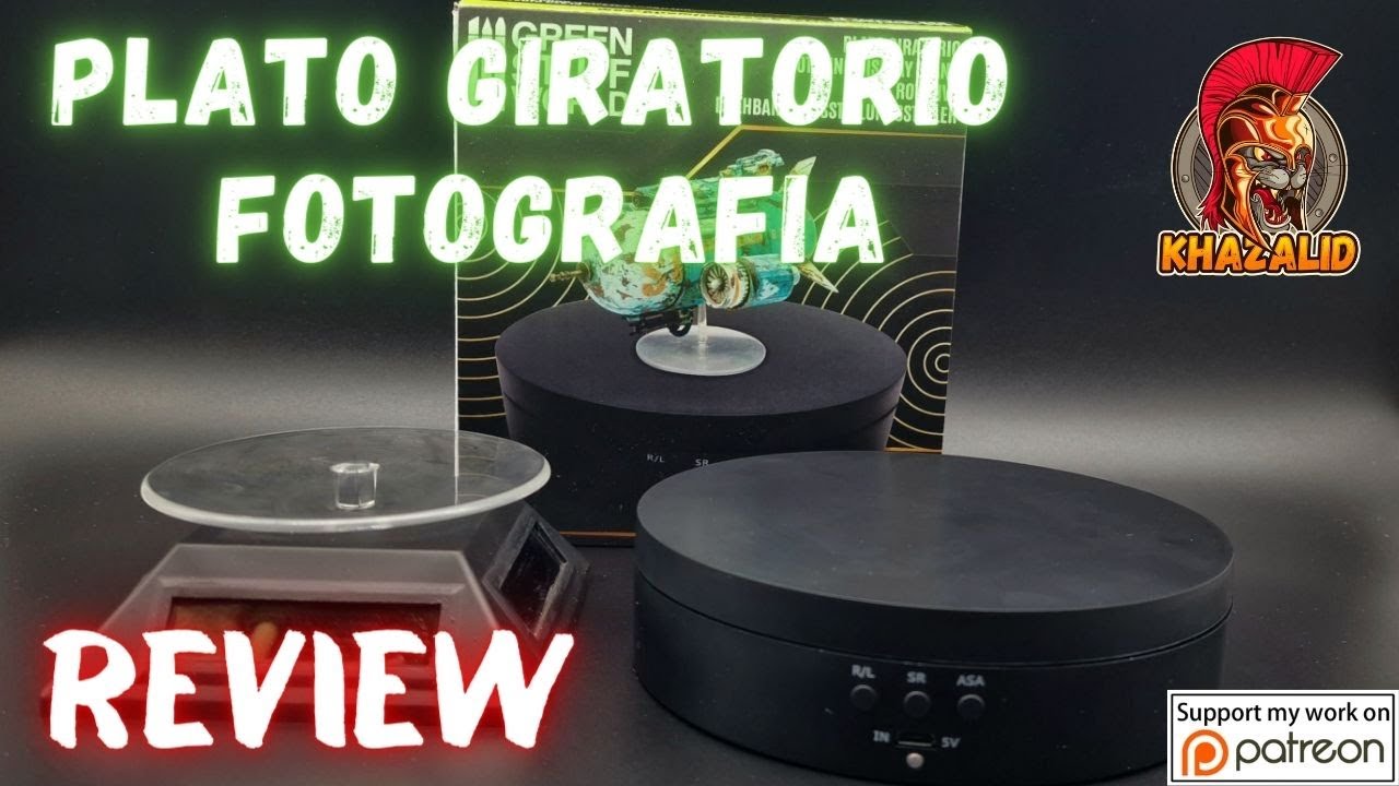 🌀PLATO GIRATORIO para FOTOGRAFÍA COMPARATIVA Green Stuff World  REVIEW 