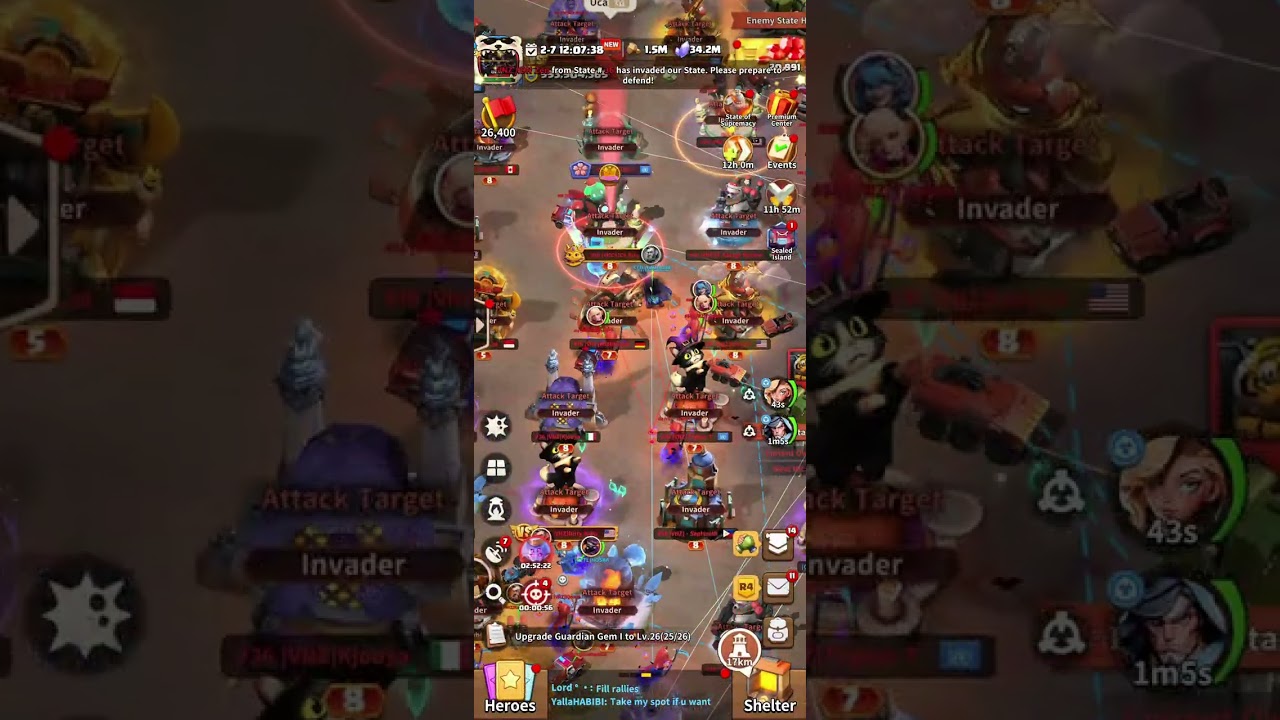 SUPREMACY HIGHLIGHTS! [S36] vs. [S86]! 🏆🏆🔥🔥#darkwarsurvival #gaming 