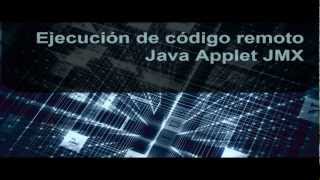 Ejecución de código remoto Java Applet JMX, 0day