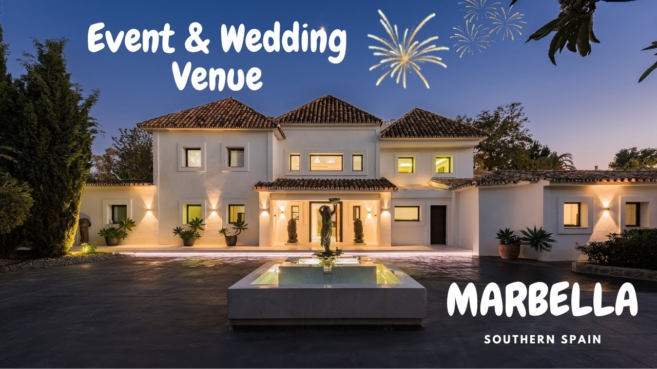 Luxury Villa for Events in Marbella - Get a sneak peak and reserve for your next event or wedding!