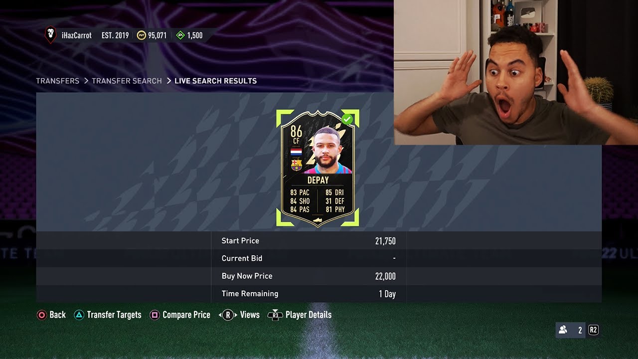 OMG *MIN PRICE* Inform Snipe on FIFA 22 (TOTW Sniping - IF Mane, Depay, Hernandez)