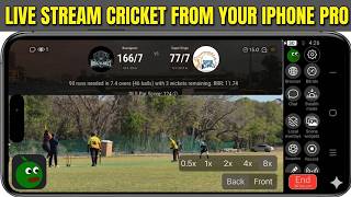 How to Set Up Moblin for Live Streaming Cricket | iPhone Pro Tutorial screenshot 1