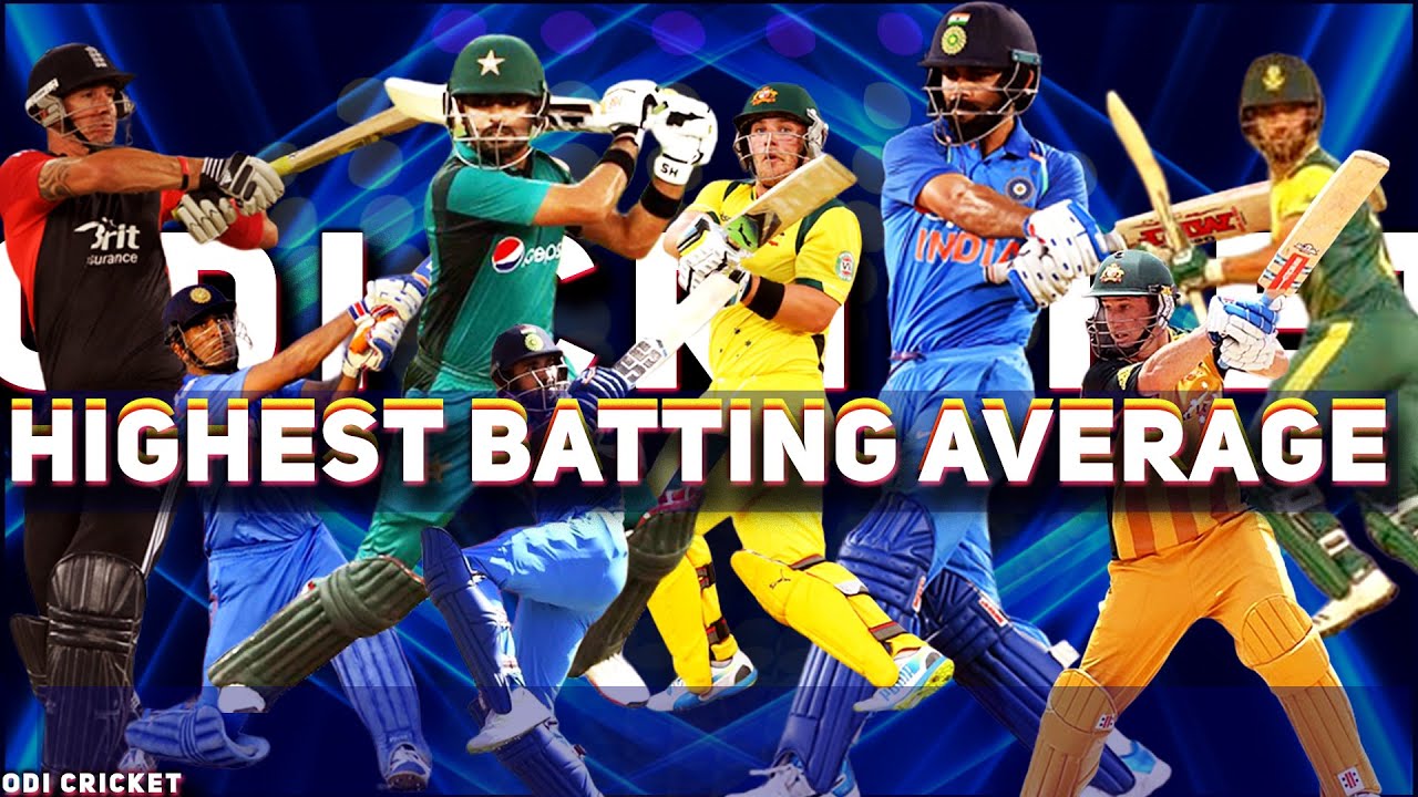 Highest Career Batting Average In Twenty20 Internationals Best Batsmen Ever Cricket Youtube