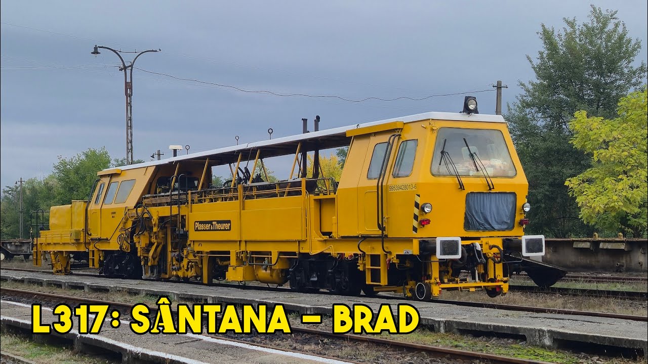 Trafic feroviar între Brad și Arad (L317: Sântana - Brad)