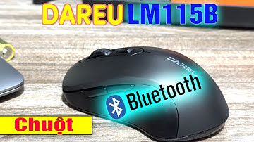 Chuột dareu LM115B Silent có kết nối Bluetooth 5.0 và wireless 2.4G