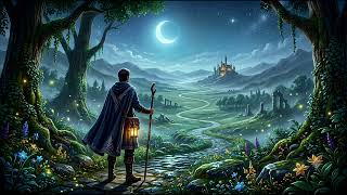 Rest on the Moonlit Path — The Wizard’s Journey to the Distant Castle | Relaxing Fantasy Music