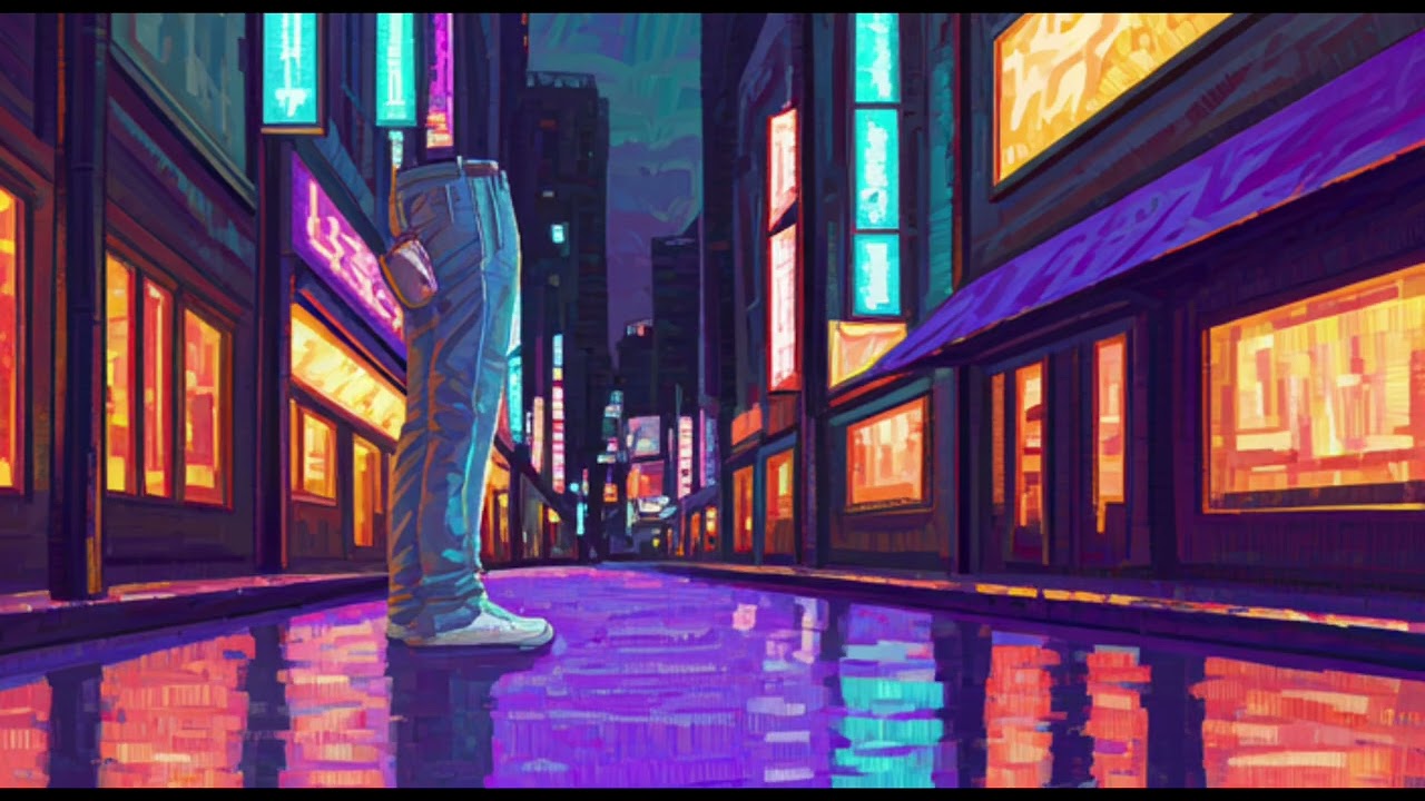 Vintage Walkman Walk | 2 Hour Lo-Fi City Pop and Footsteps on Pavement