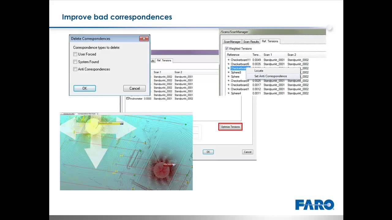 3ds SCENE 5 0 Registration Improve registration results