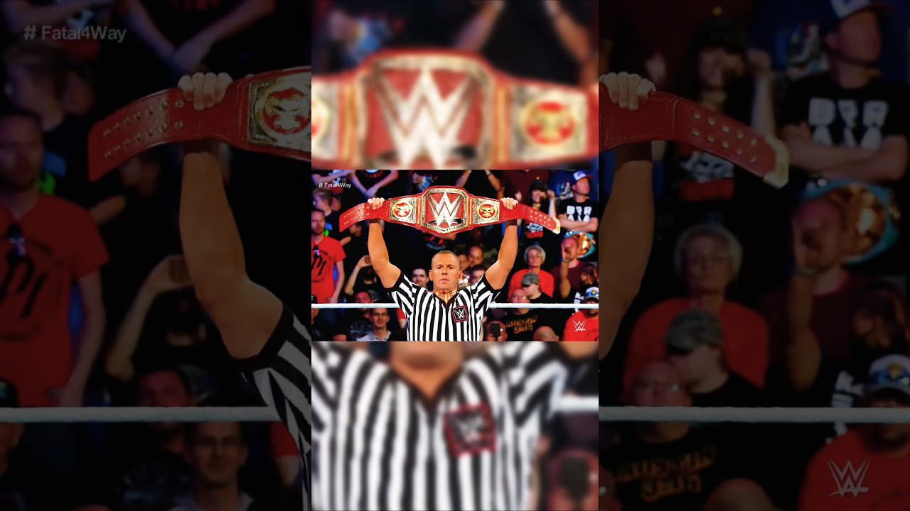 Greatest Title match ever in WWE history 🔥🔥                            