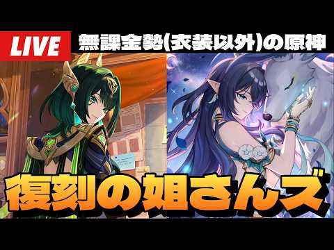 【原神】環境最強格キャラの復刻、皆は引いた？無凸ネフェル＆ラウマでまったり日課～初見さん大歓迎～【Genshin Impact】