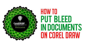 How to put Bleed in Document in Corel draw - Tutorial 5  (English)
