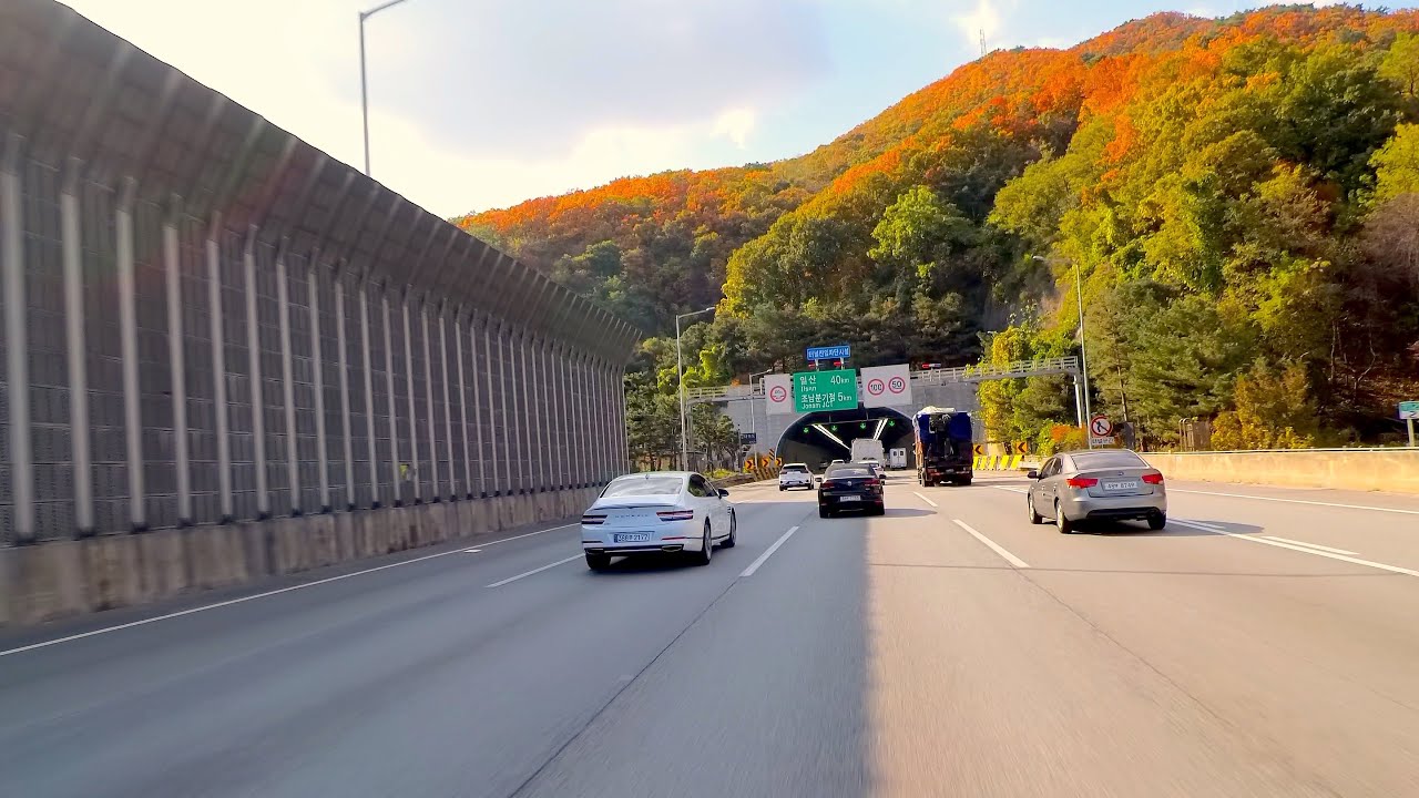 Korea drive - Driving to Sihwa Seawall | Ansan - 4K