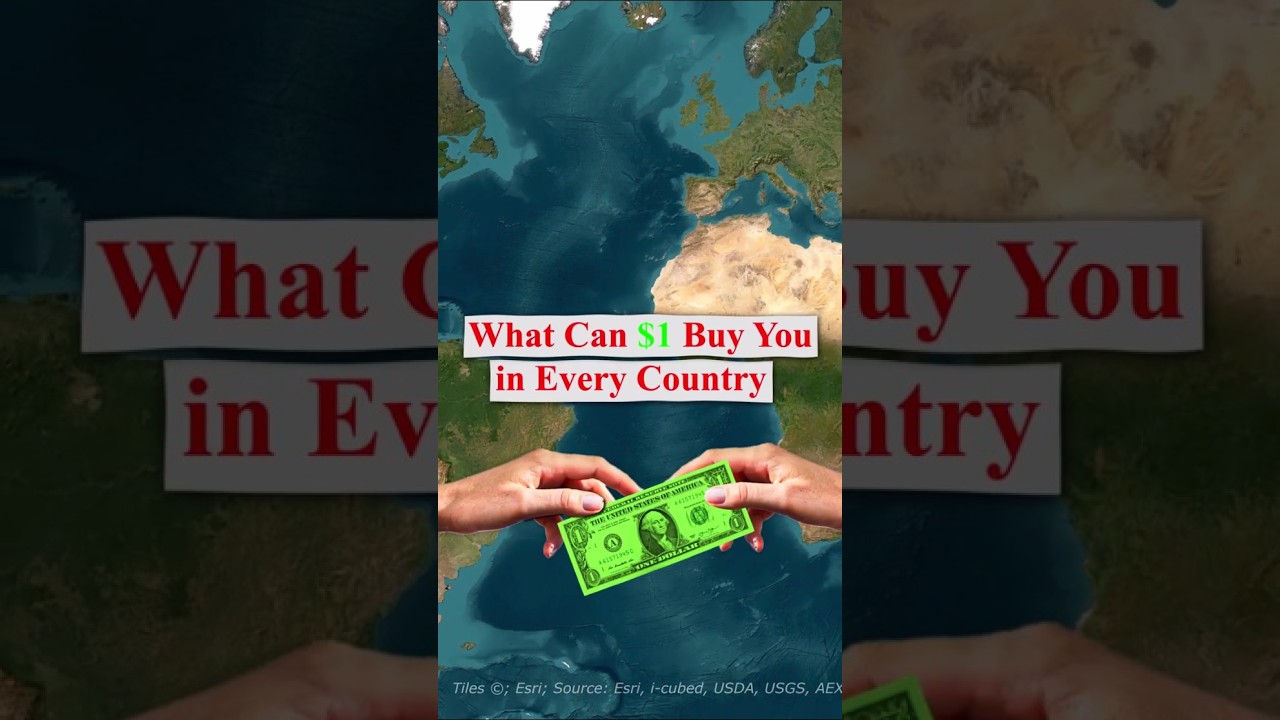 Value of $1 in Each Country💲.
