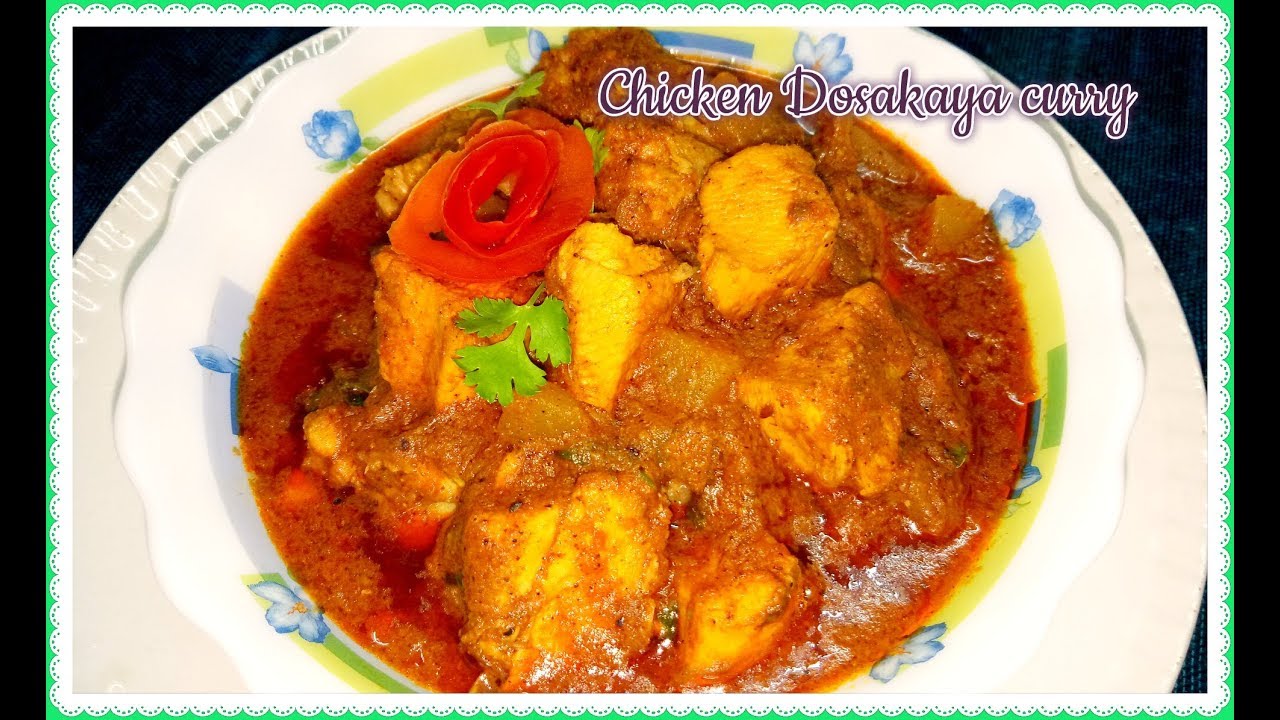 Dosakaya chicken curry in telugu/Andhra village style Spicy Cucumber