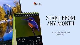 Custom Photo Calendars to start the year on a fresh page