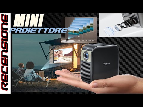 Questa volta ce l'ho piccolo! RECENSIONE mini proiettore Yoton con batteria HDMI