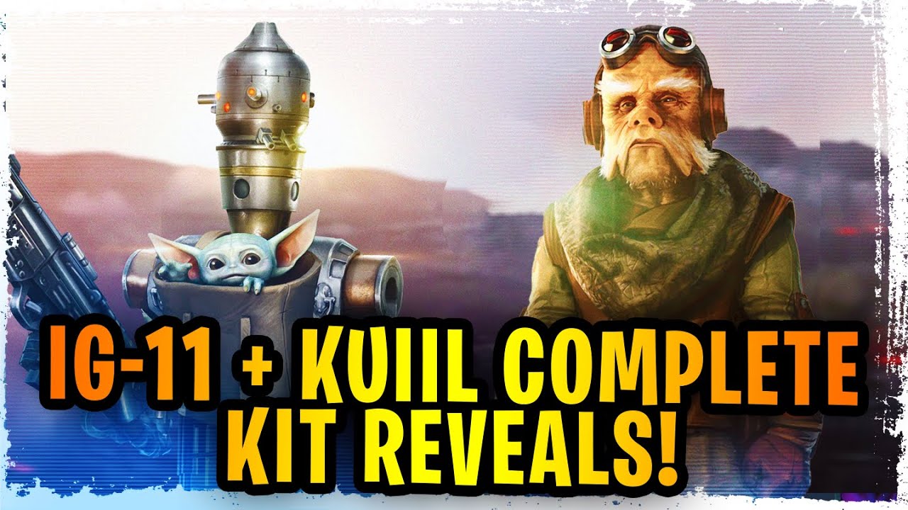 IG11 + KUIIL COMPLETE KIT REVEALS! Big InGame SWGoH Economy and