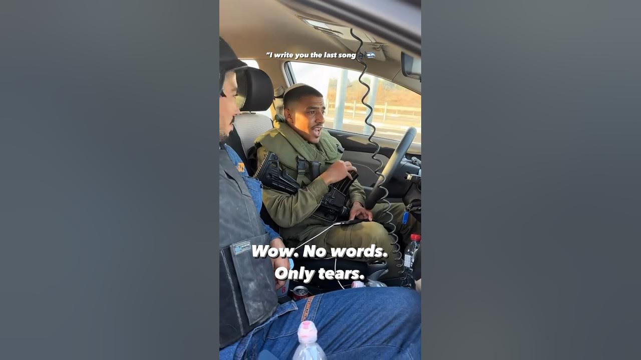 Singing to his daughter back home 🥹 #israel #jewishmusic Singing to his daughter back home 🥹 #israel #jewishmusic