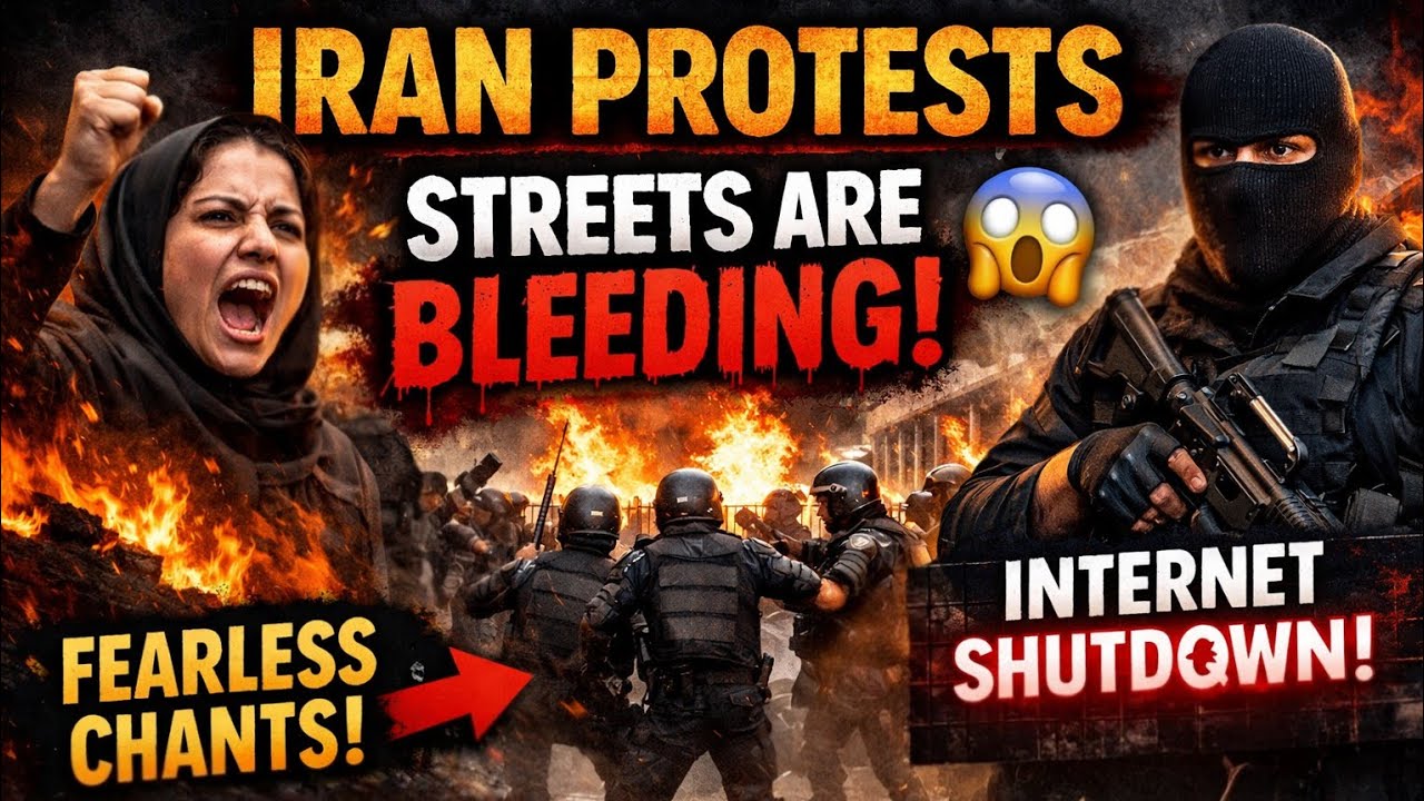 IRAN PROTEST Explained 🪧 | Street la Slogans & Internet Shutdown 😡 