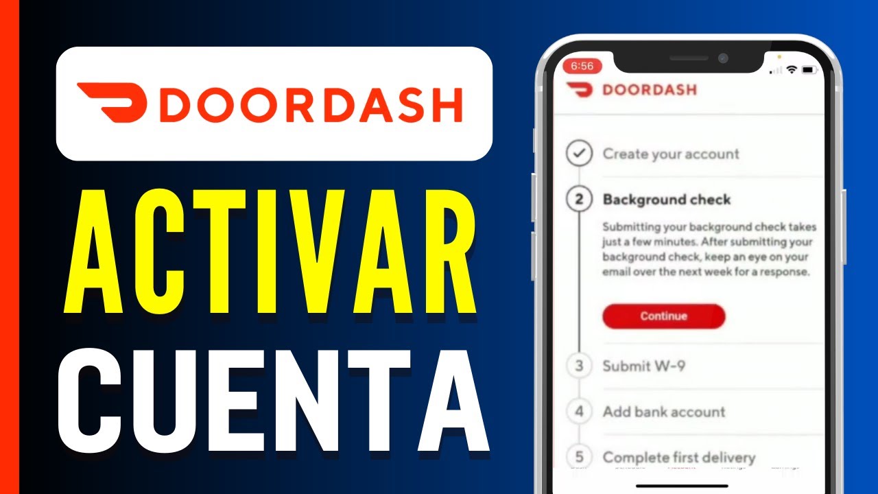 Cómo activar tu tarjeta de DoorDash (paso a paso)
