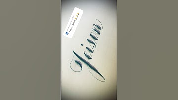 Copperplate calligraphy, tutorial: how I write your name #jeison