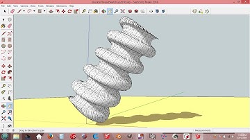 SketchUp - Knuckle Thread - Part One - External (Screw) - 3D Printed