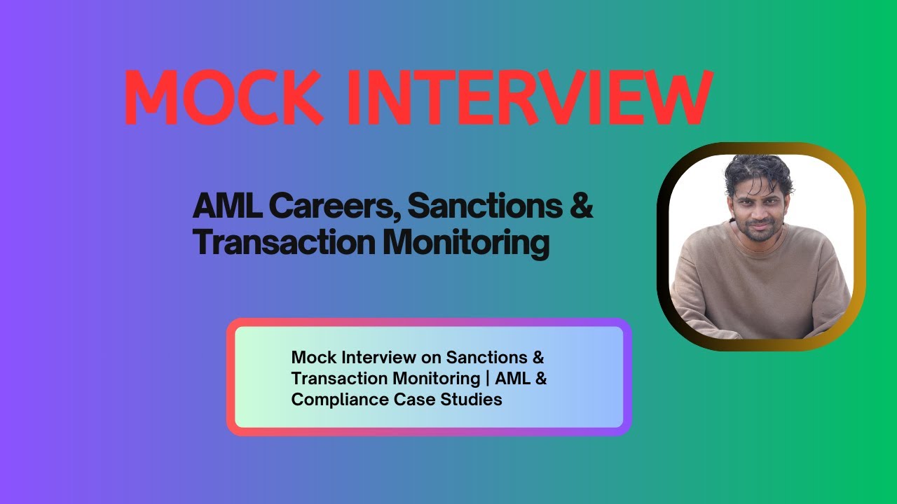 Пробное собеседование 3 по вопросам ПОД/ФТ, KYC и мониторинга транзакций | Подготовка к работе в ...