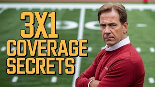 Nick Saban's Changeups in 3x1 coverage by Nick Saban
