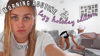 my REAL morning routine - relatable, lazy, Aussie school holidays 2019