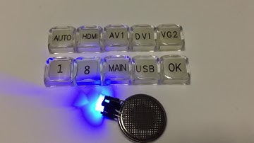 LED Illuminated Momentary Switch For Video Processor