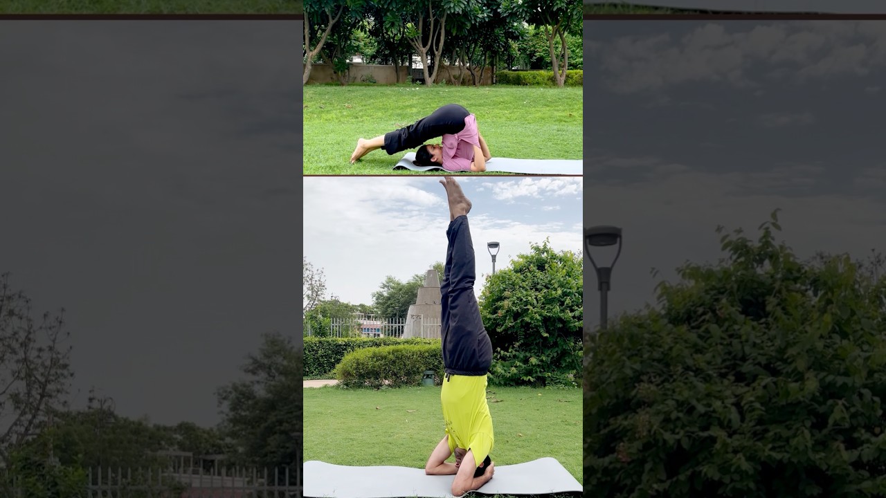 Together in Yoga, Together in life ❤️ #yoga #meditation #navneetsir #sonamam #exercise #fitness