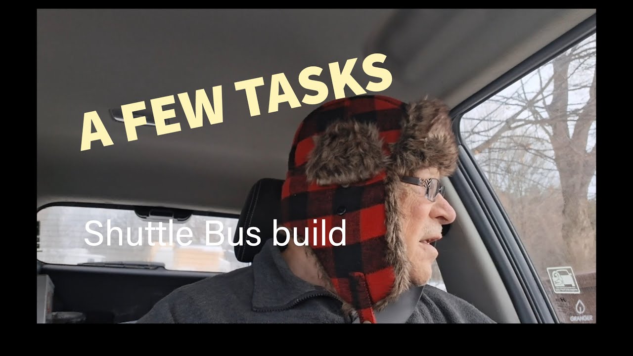 Solar power charging van, moving shuttle bus, frigid weather