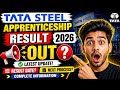Tata Steel Apprenticeship Result 2026 🚨 Big Update | Next Step क्या होगा?