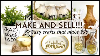 Easy Crafts to Make and Sell! Cricut Crafts to Make and Sell! Cricut Crafts Ideas for Beginners