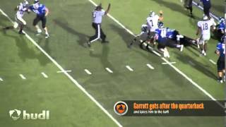 Myles Garrett Hit - Martin High School vs Weatherford High