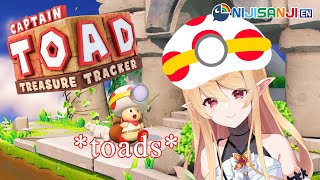 【CAPTAIN TOAD: TREASURE TRACKER】toad noises【NIJISANJI EN | Pomu Rainpuff】
