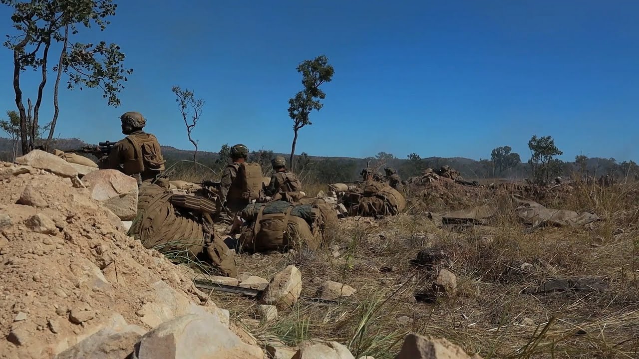 Marines Conduct Live Fire Defense - SJ24