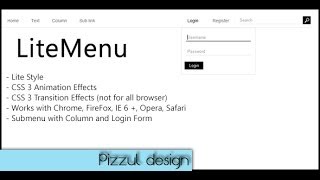 PRODUCTS - LiteMenu - Mega Animated Dropdown Menu