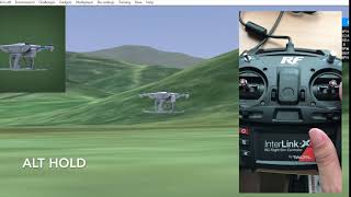 ArduPilot alt hold flight mode of quadcopter in RealFlight8 SITL