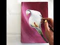 How to draw easy flowers painting / Demonstration /Acrylic Technique on canvas by Julia Kotenko