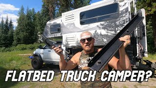 HOW-TO Mount A Truck Camper To A Flatbed