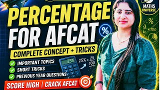 PERCENTAGE FOR COMPETITIVE EXAM - AFCAT , SSC 2026