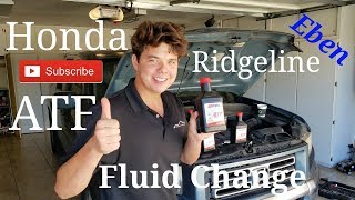 2006 Honda Ridgeline Transmission fluid change to Amsoil